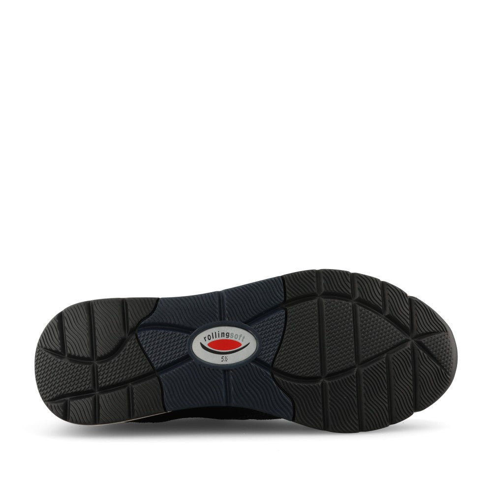 Gabor Ladies 0106.01.012 Adora Rollingsoft Trainer In Blue/Dark Blue