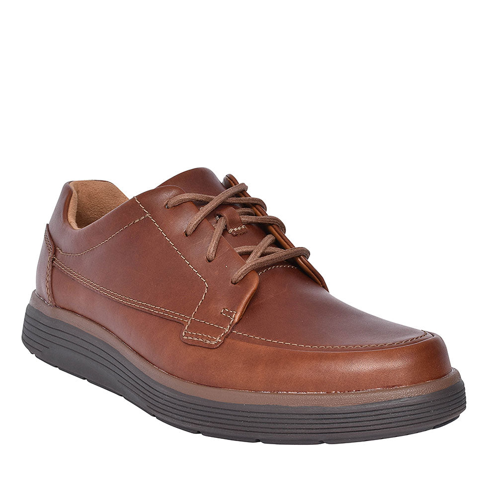 Mens Un Abode Ease Leather H-fit Shoe In Tan