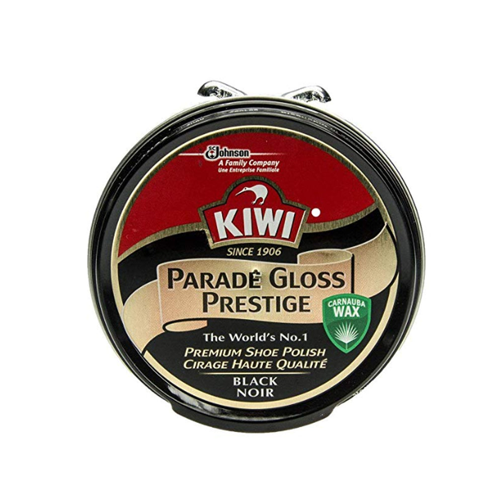 Parade Gloss Shoe Polish Tin For Leather Shoes 50ml In Black