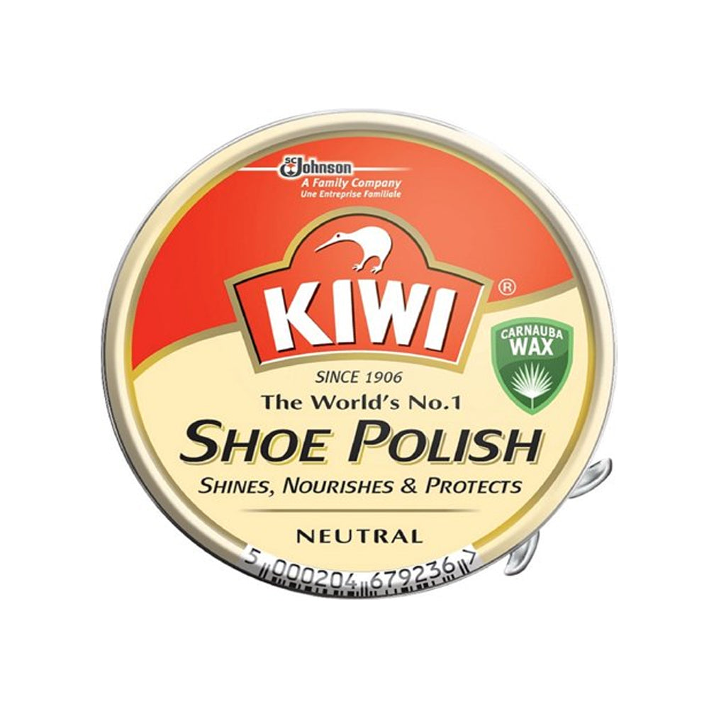 Traditional Paste Shoe Polish Tin In Neutral