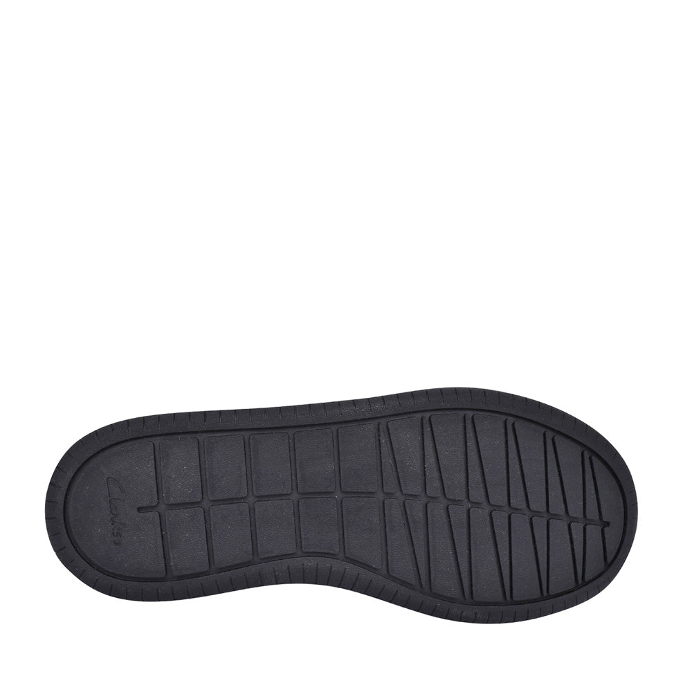 Boys Black Leather Velcro Shoe In Kids G Fit