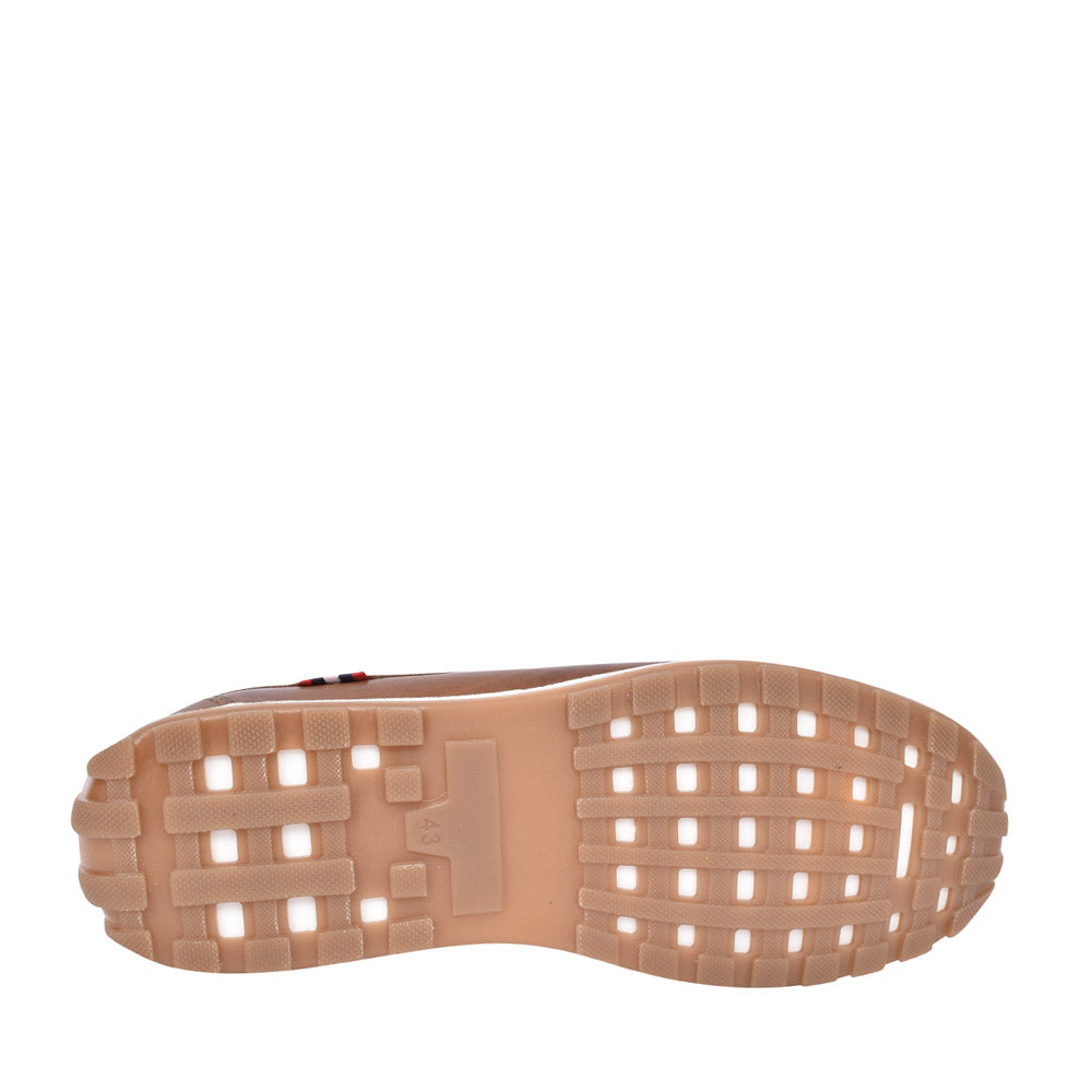 Mens Sutton Leather Shoe In Brown