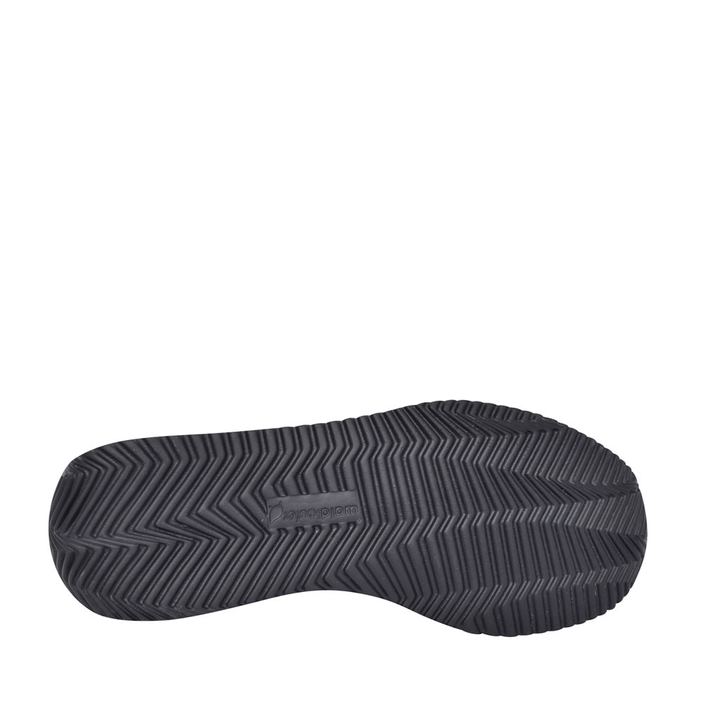 Ladies 98009 Himona Laced Trainer In Black