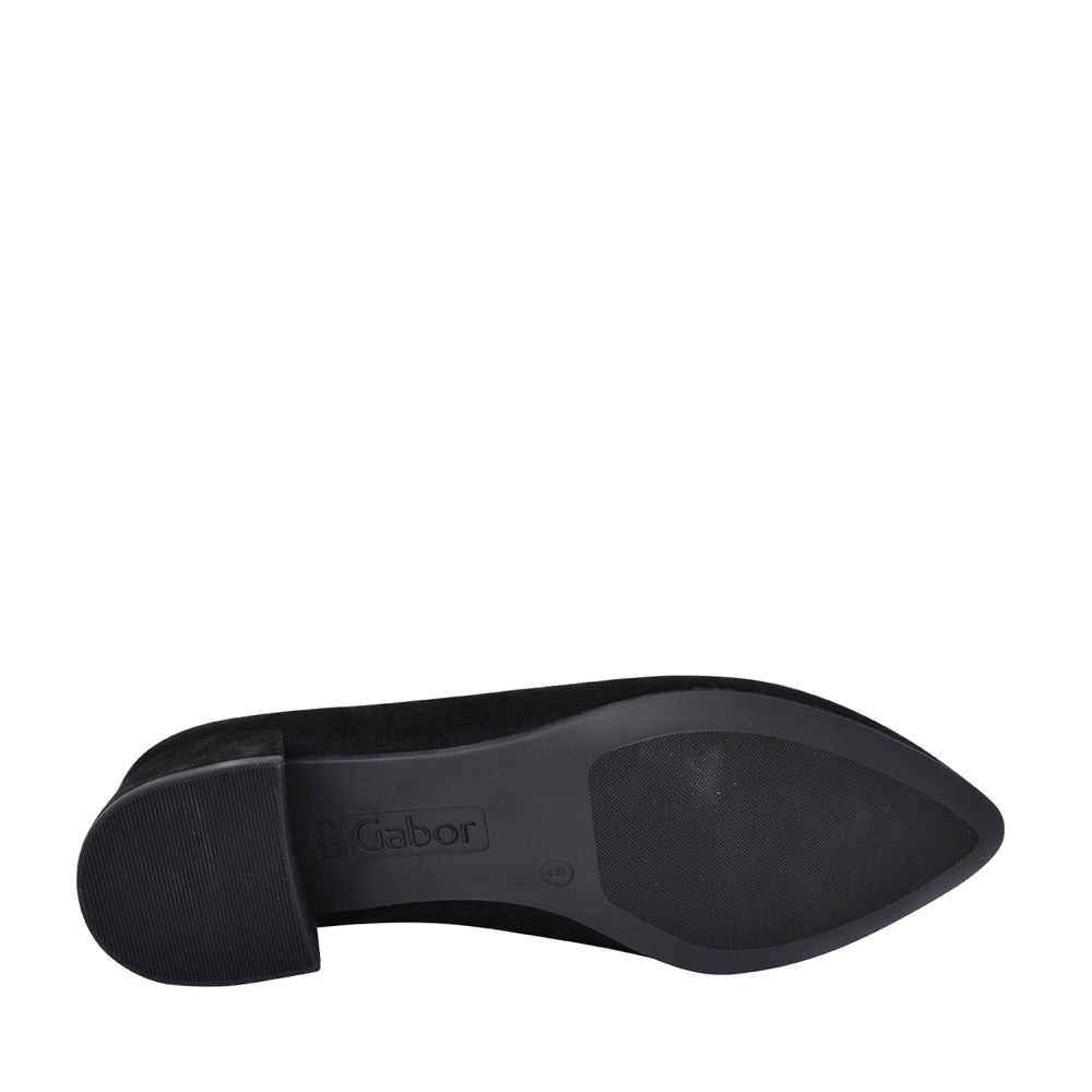 Ladies 91.441 Slip On Court Shoe In Black