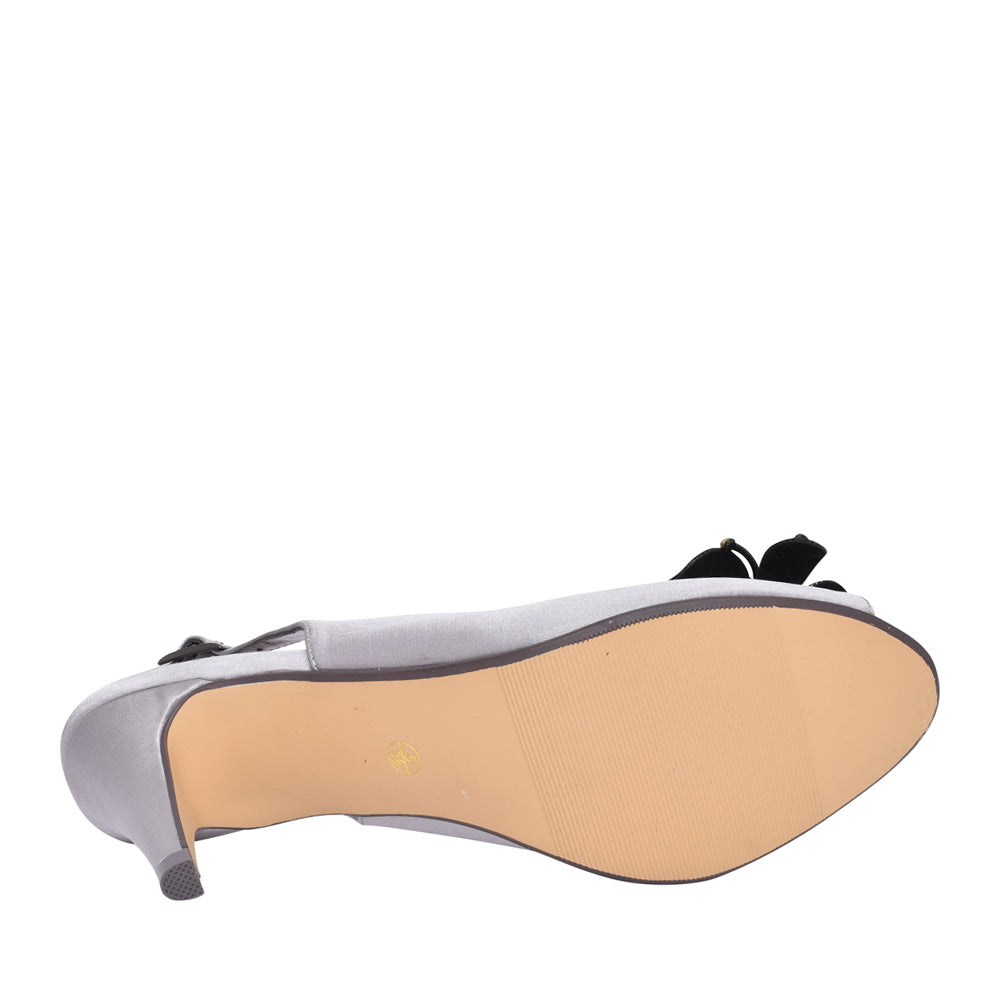 Ladies Flr039 Ankara Sling-back Heel In Grey