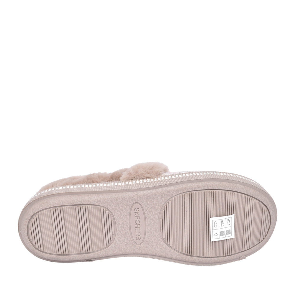 Ladies 167629 Cozy Campfire Slipper In Taupe