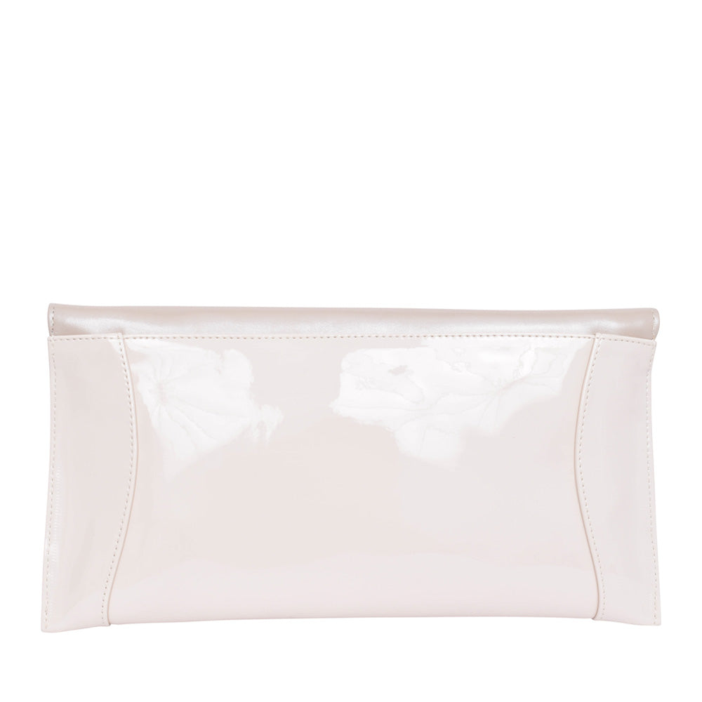 Ladies 0002-p Clutch Bag In Beige