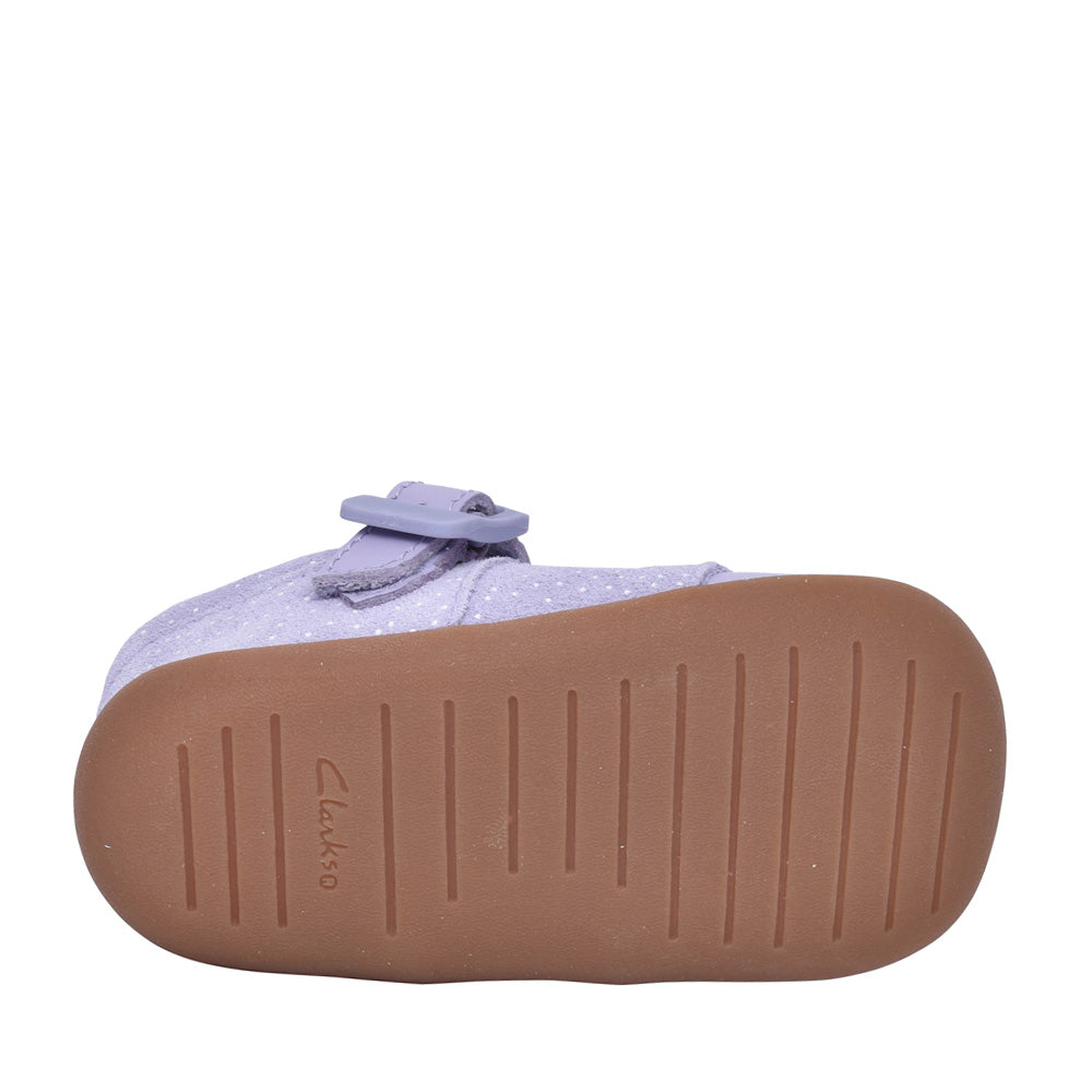 Girls Roamer Cub T Lilac T-bar Shoe In Kids F Fit