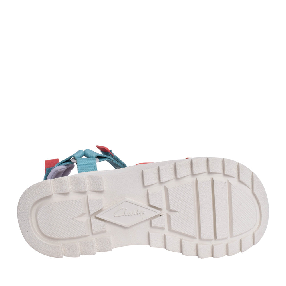 Ladies Dashlite Cros Leather D-fit Sandal In Peach