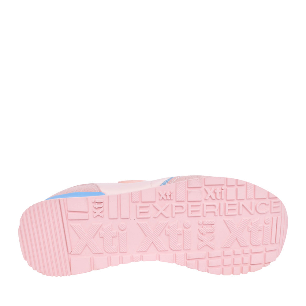 Ladies 141024 Laced Trainer In Pink