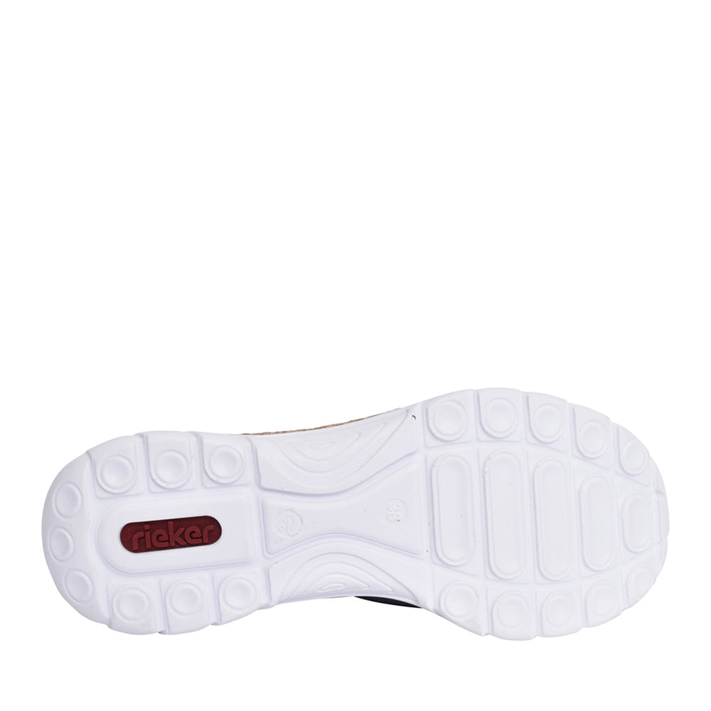 Ladies N42t0 Laced Trainer In Blue