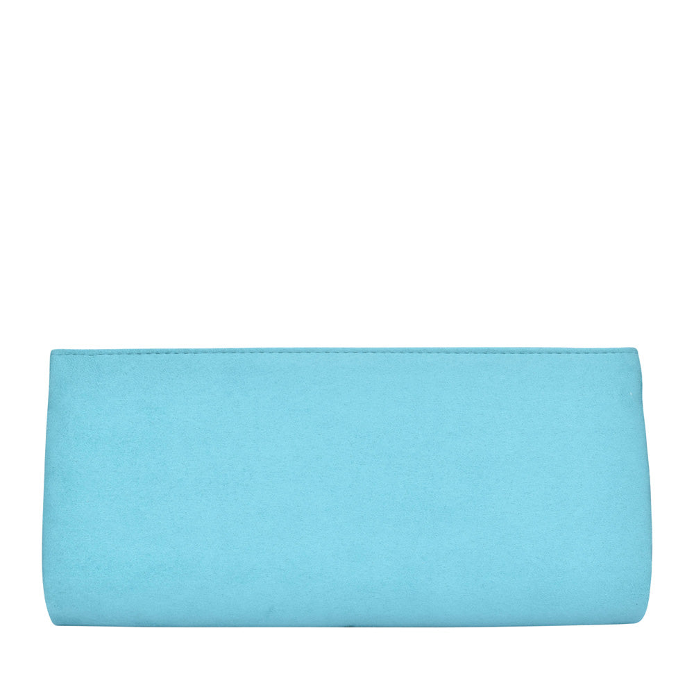 Ladies Riverbank Clutch Bag In Teal