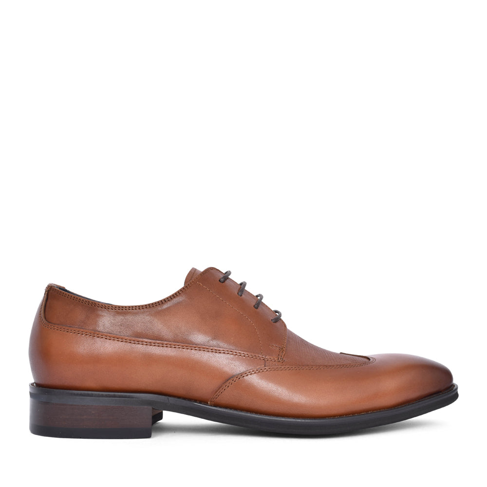 Mens Welford Derby Shoe In Whiskey