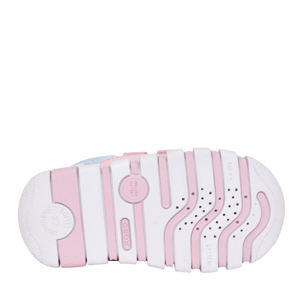 Girls B3558a B Iupidoo Velcro Trainer In White