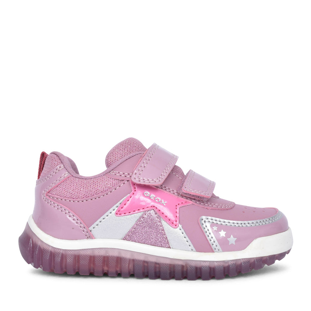 Girls B4661a B Lightyloo Velcro Trainer In Pink