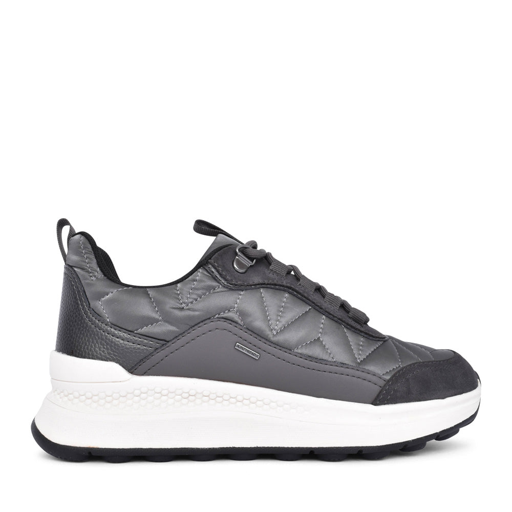 Ladies D46wpd D Spherica Laced Trainer In Dark Grey