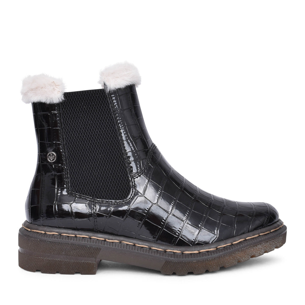Ladies 78250 Ankle Boot In Black
