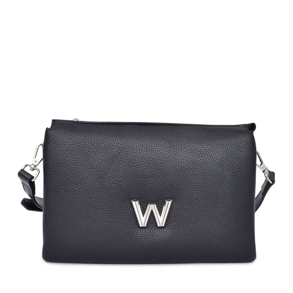 Ladies Wb-52007 Cross Body Bag In Black