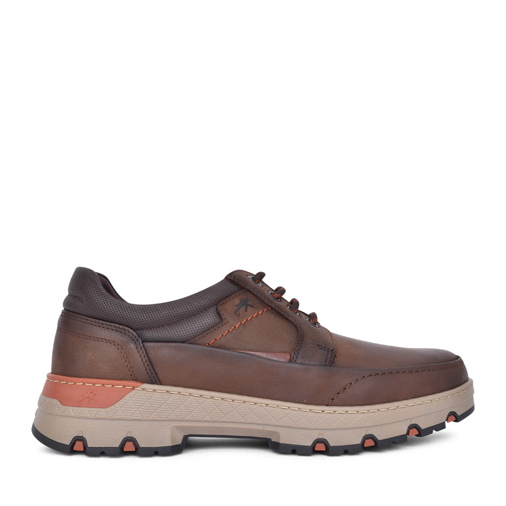 Mens F1843 Sigurd Laced Trainer In Brown