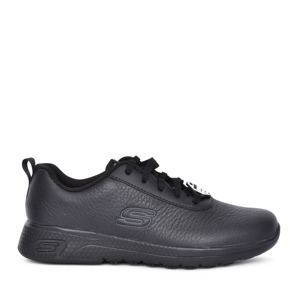 Ladies Workwear 10801ec Marsing Gmina Laced Trainer In Black
