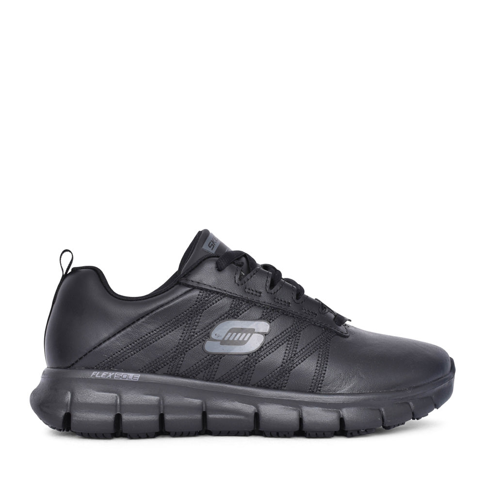 Ladies Workwear 76576ec Sure Track Laced Trainer In Black