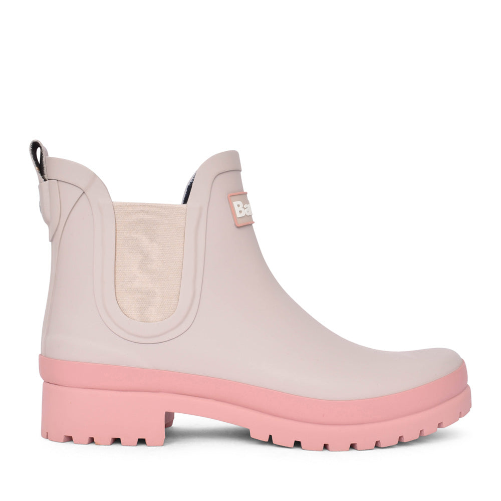 Ladies Mallow Welly Boot In Beige