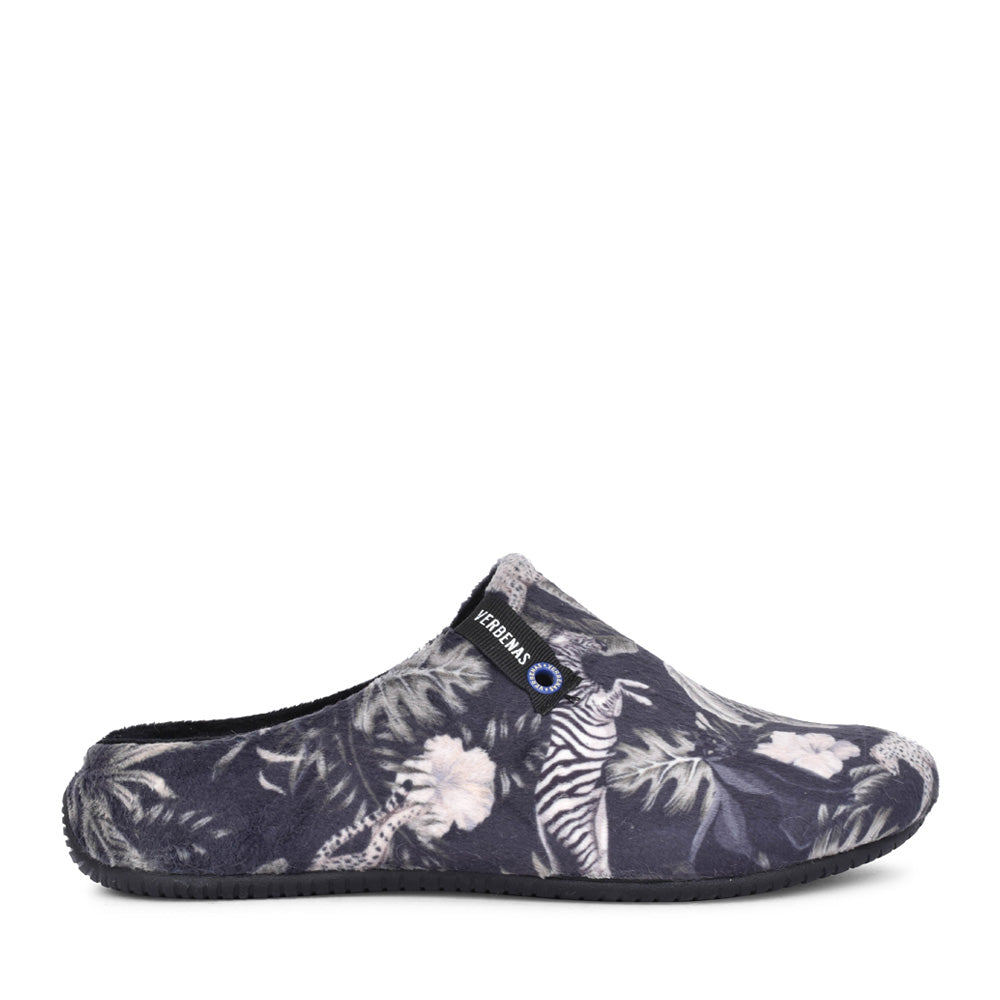 Ladies York Selva Mule Slipper In Black