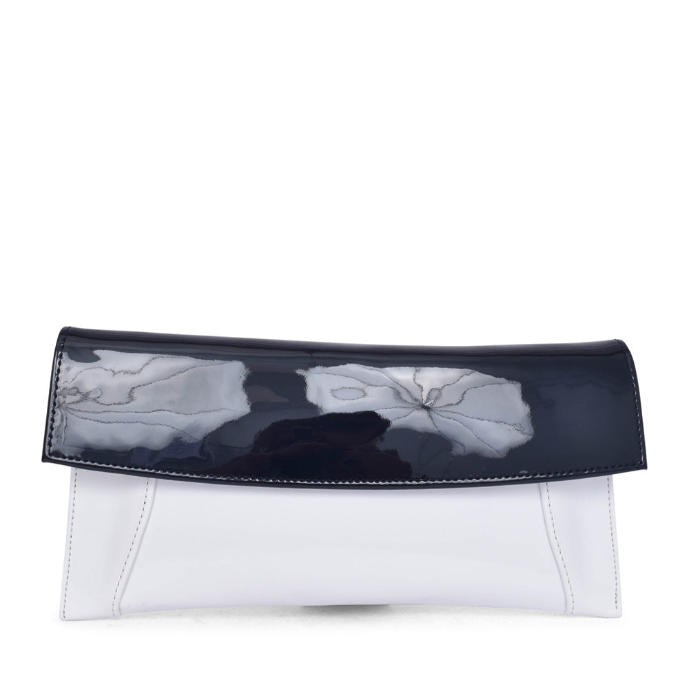 Ladies T1 Z8186 Clutch Bag In White