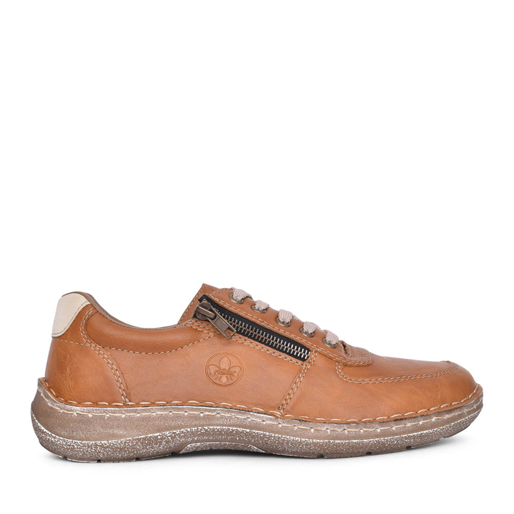 Mens 03030 Laced Shoe In Tan