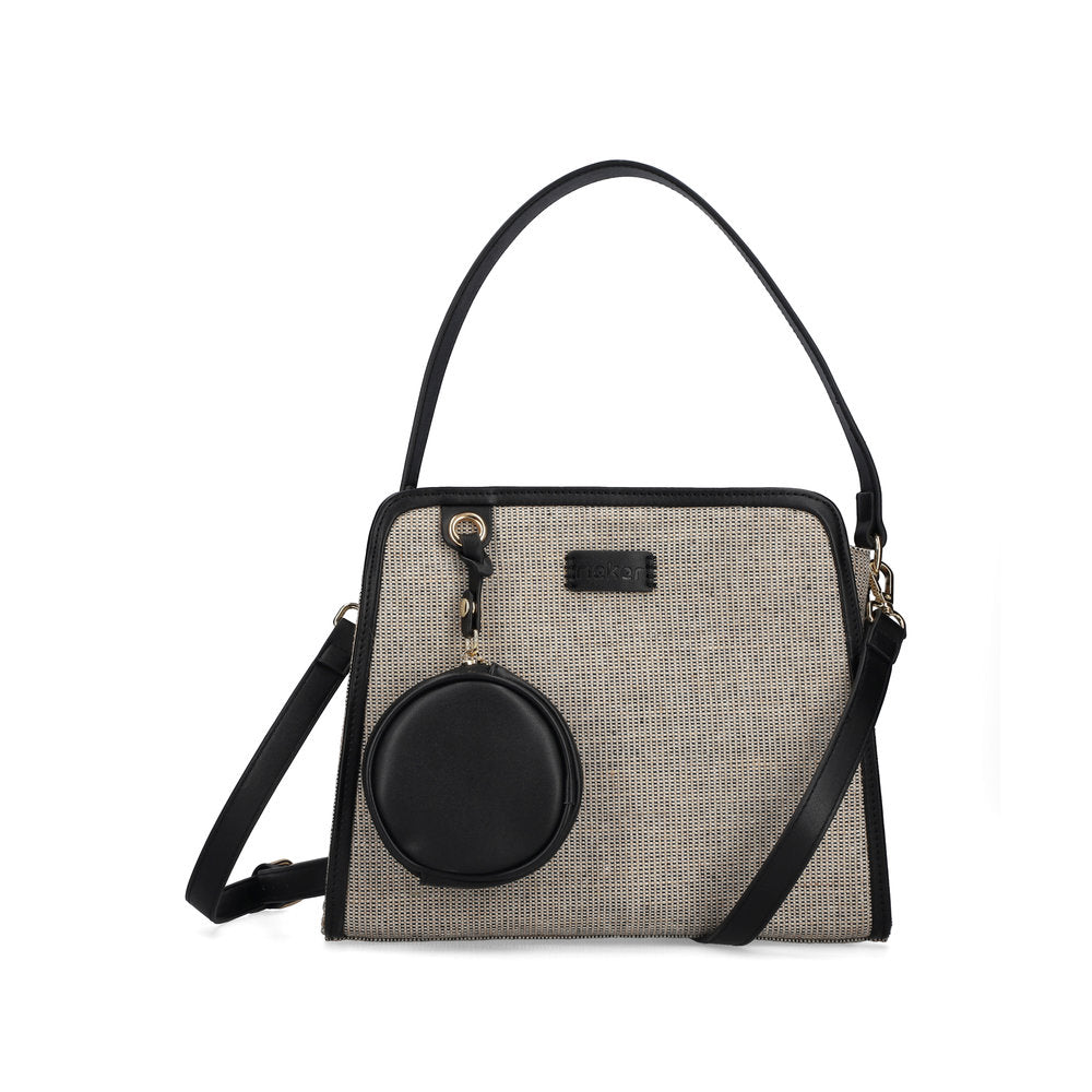 Ladies H1009 Handbag In Black Multi