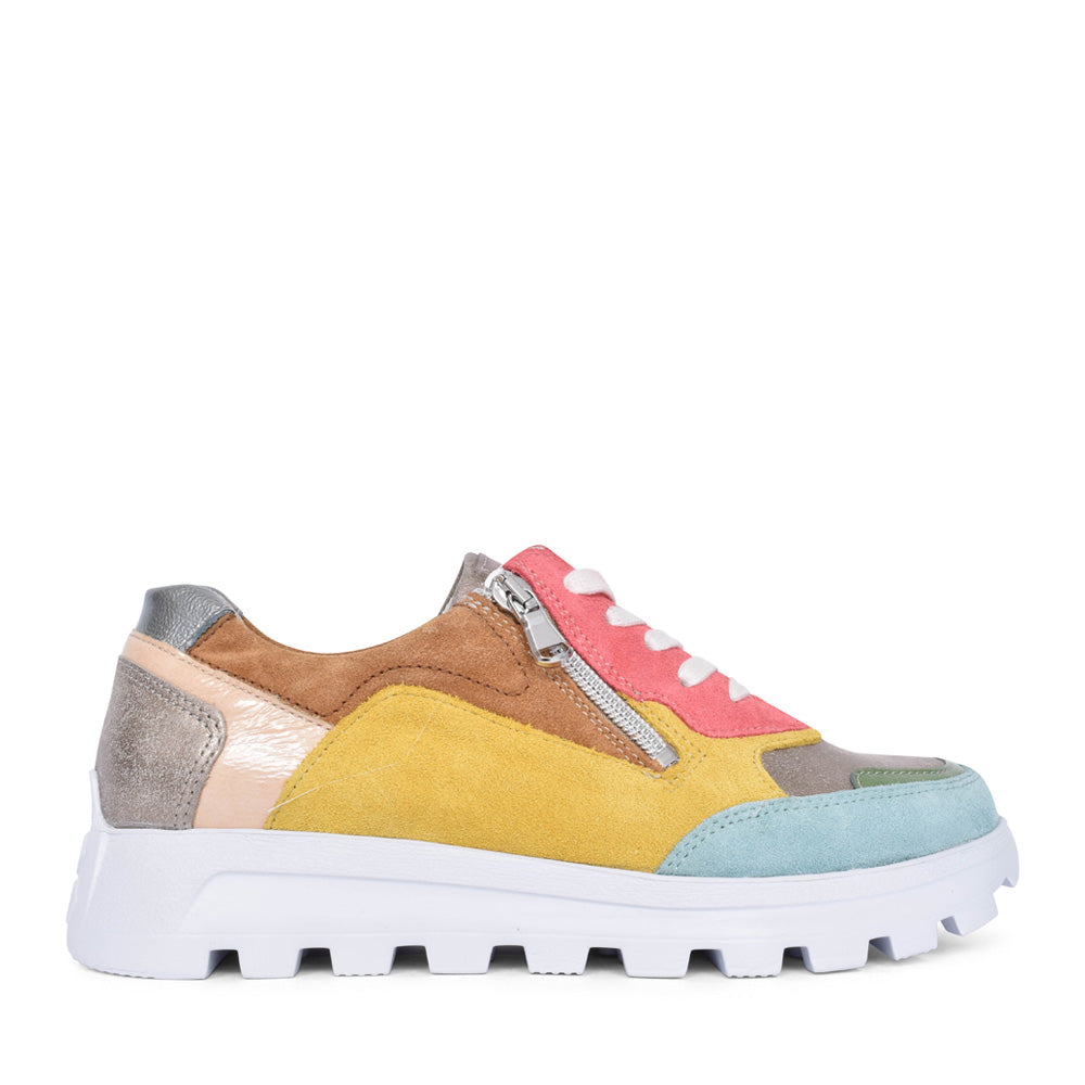 Ladies 993004 Ajala H-fit Trainer In Yellow Mult