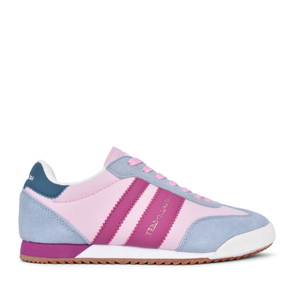 Ladies 120132 Laced Trainer In Pink