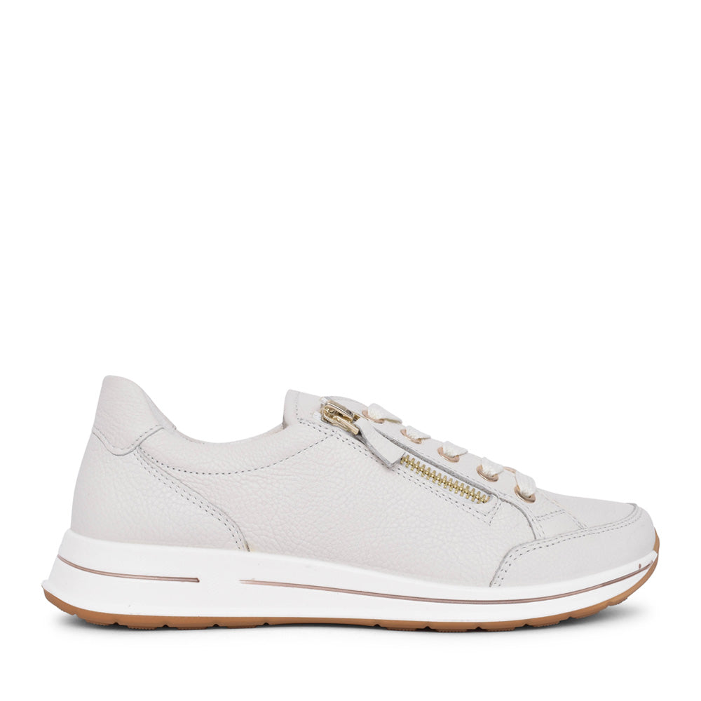 Ladies 12-24801 Osaka Laced Trainer In Cream