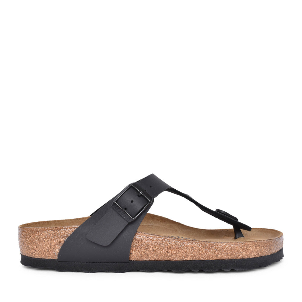 Ladies 43691 Gizeh Toe Post Sandal In Black