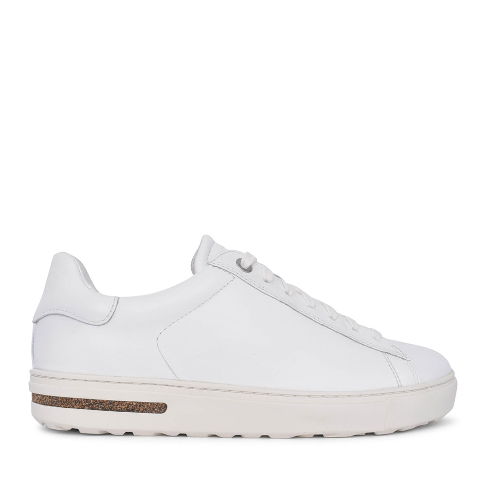 Ladies 1017723 Bend Natural Leather Trainer In White
