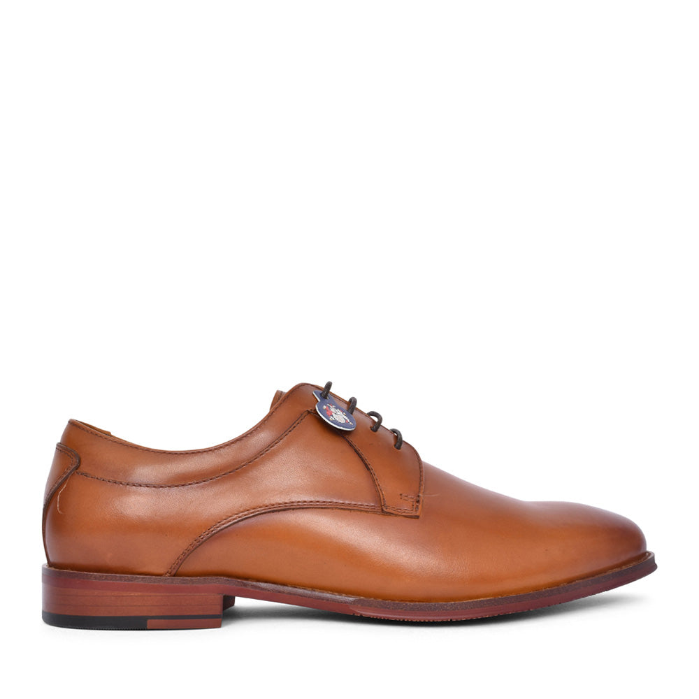 Mens Goretti Laced Shoe In Whiskey