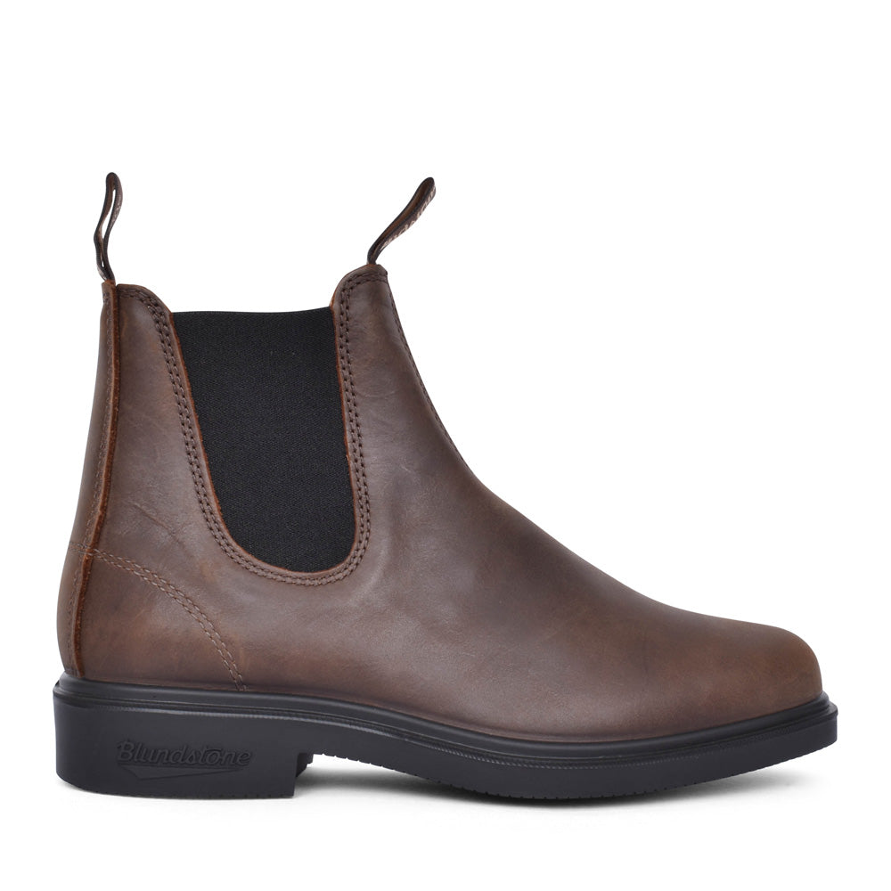 Unisex 2029 Dress Leather Chelsea Boot In Antique Brown
