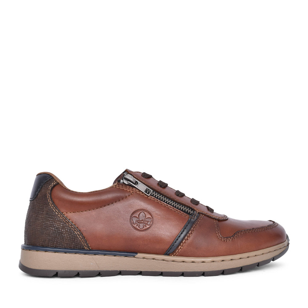 Mens B2112 Laced Shoe In Brown