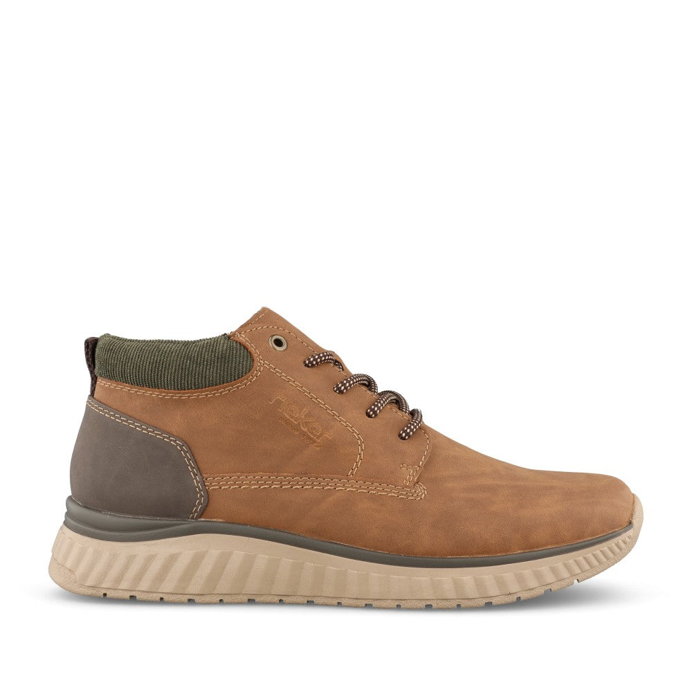 Mens B0603 Laced Ankle Boot In Brown