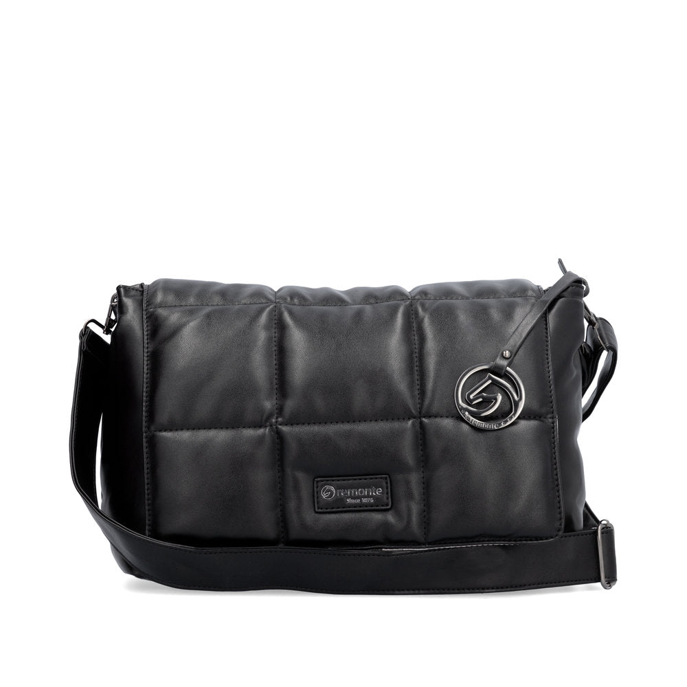 Ladies Q0716 Cross Body Bag In Black