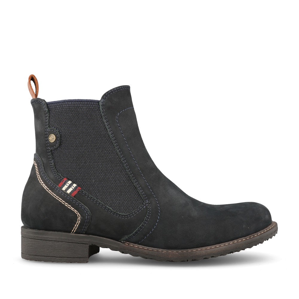 Ladies 1-25821 Chelsea Boot In Navy