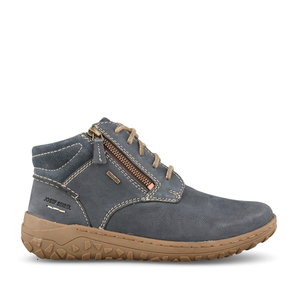Ladies 90544 Ruby 54 Waterproof Laced Ankle Boot In Navy