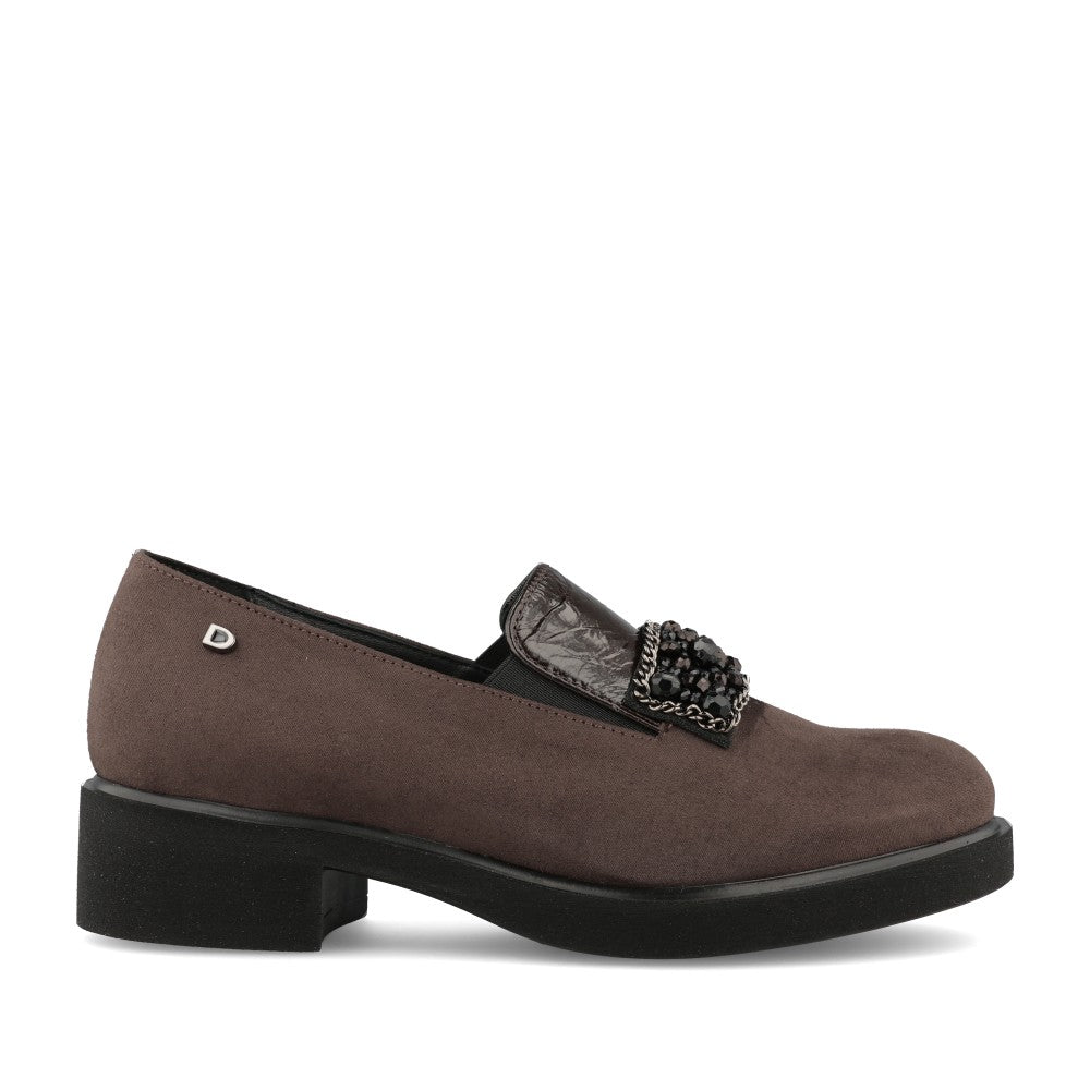 Ladies 5826dm Sc Slip-on Shoe In Dark Grey