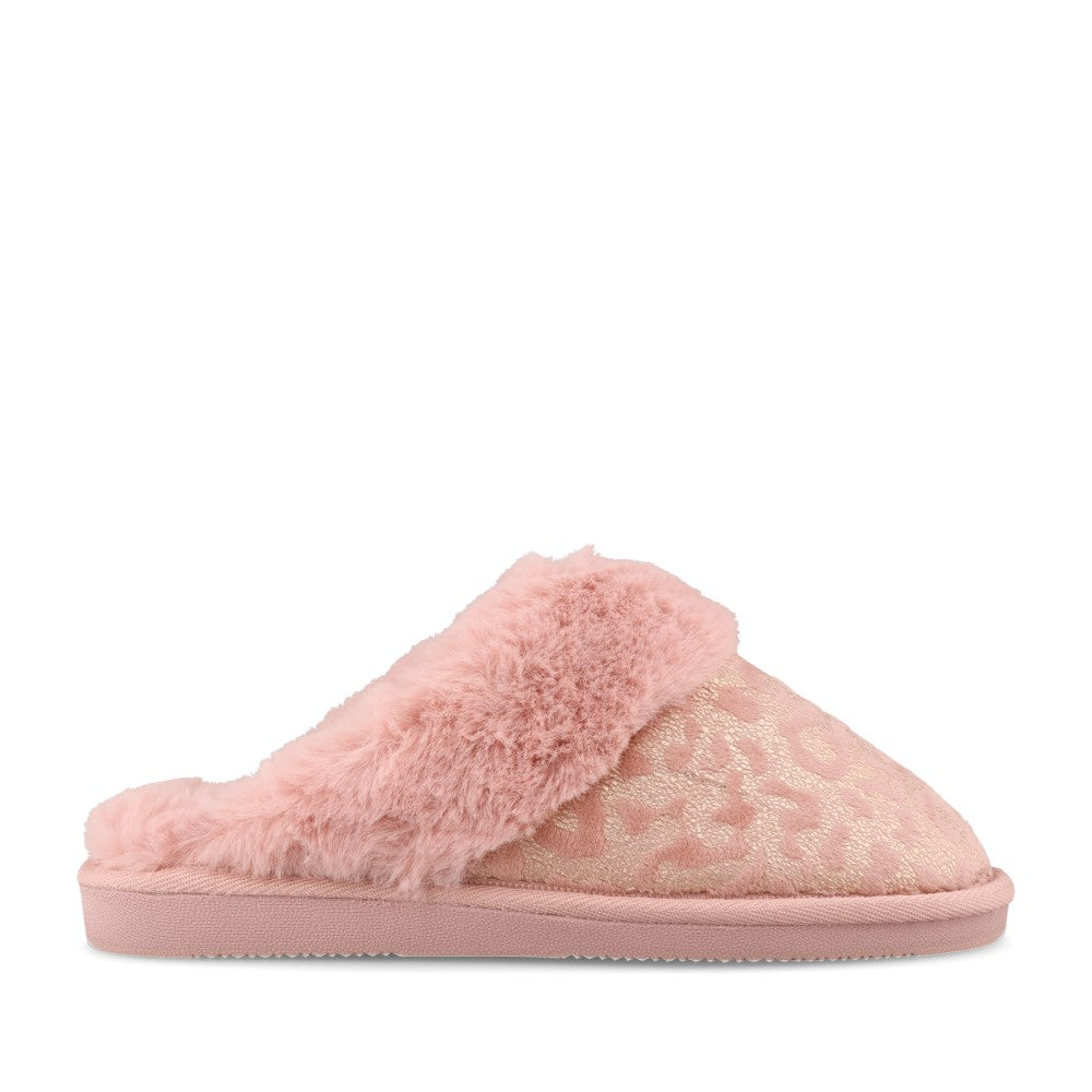 Ladies Lyla Mule Slipper In Pink