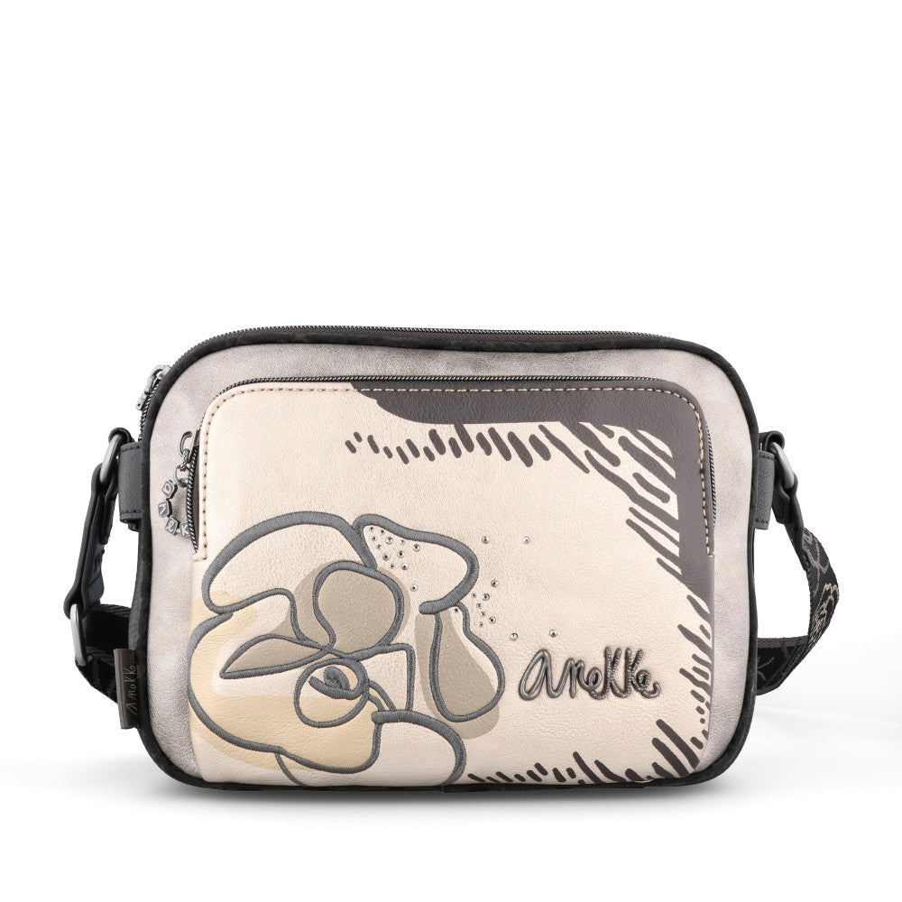 Ladies M41863-516 Crossbody Bag In Pewter