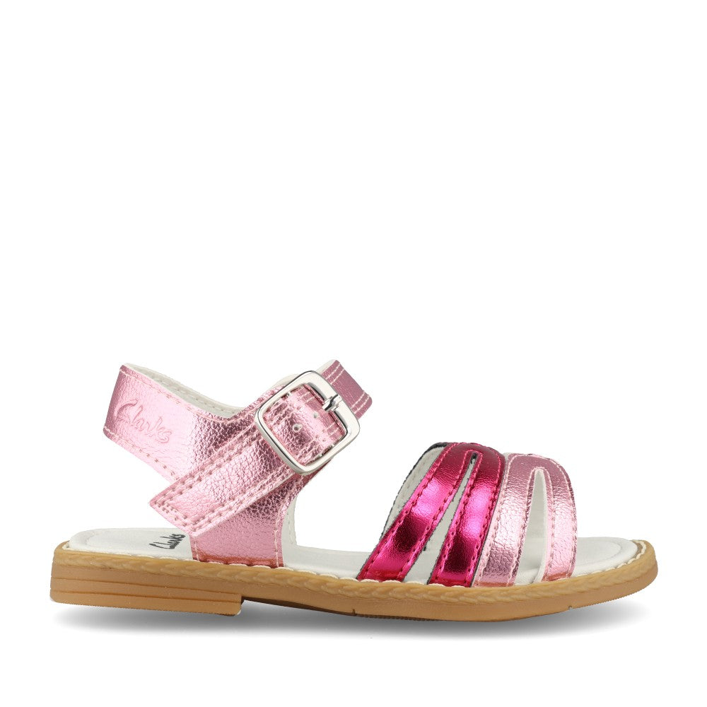 Girls Luana Dress K Pink Combi Sandal In Kids F Fit