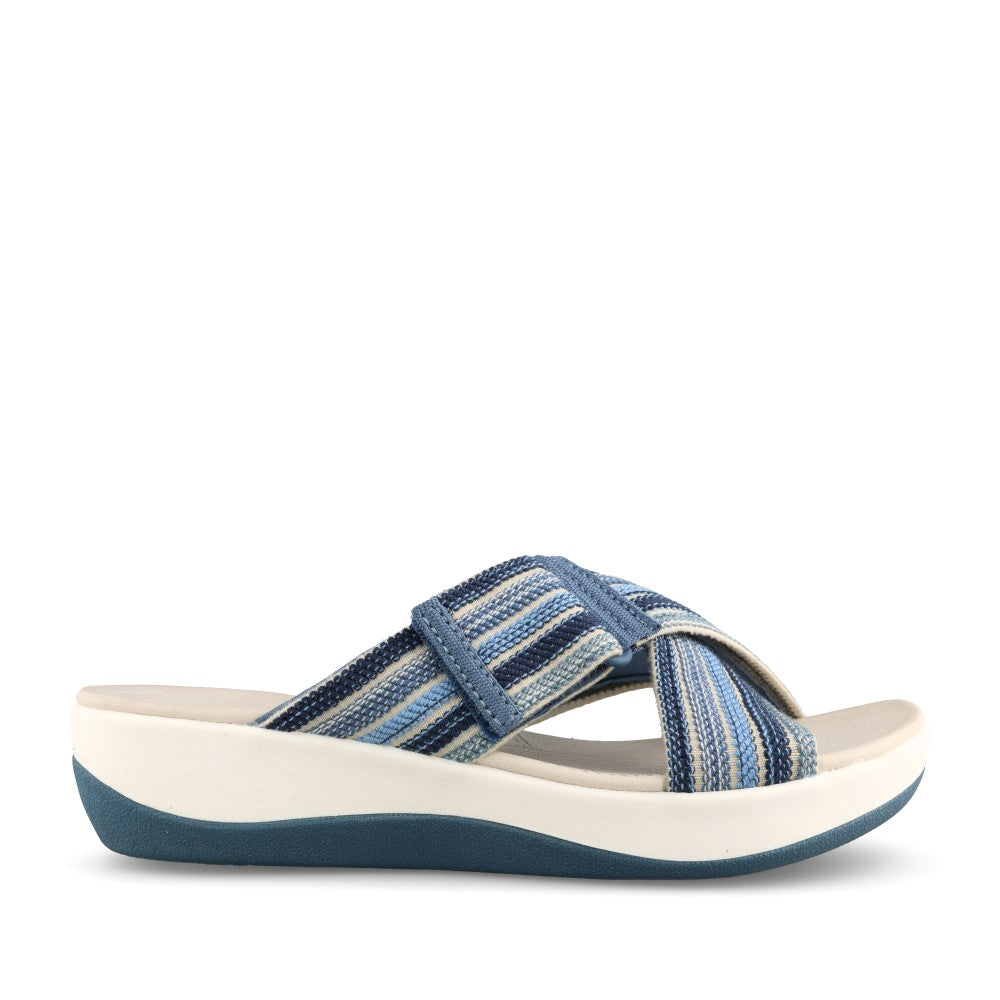 Ladies Arla Wave D-fit Sandal In Blue