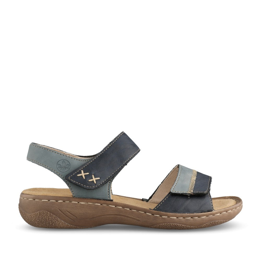 Ladies V2860 Velcro Sandal In Blue