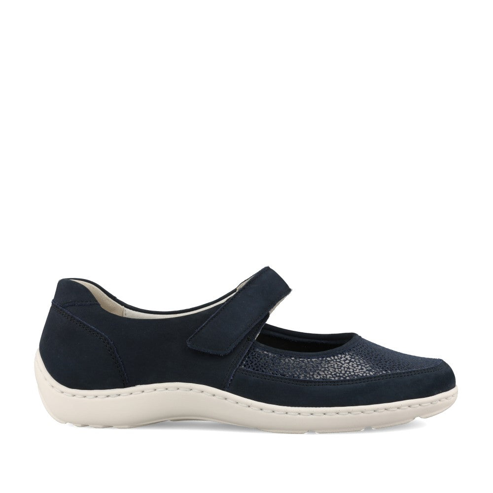Ladies 497h33 Henni H-fit Shoe In Navy