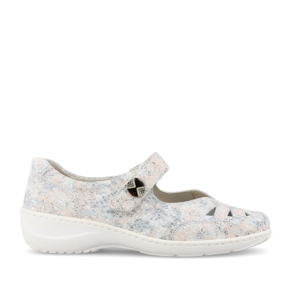 Ladies 607309 Kya H-fit Shoe In Light Grey